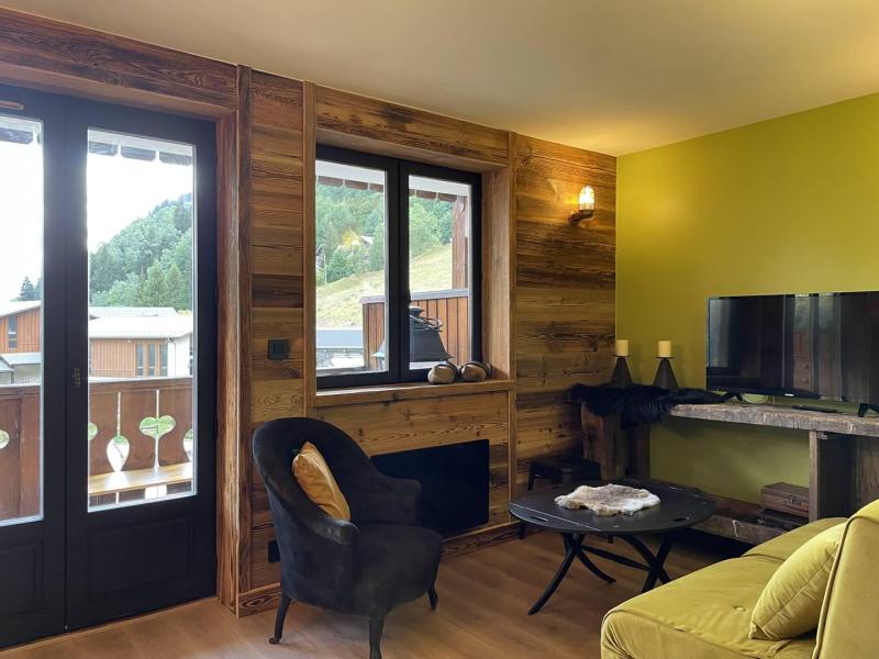 Skiverleih 3-Zimmer-Appartment für 4 Personen (11) - Résidence Club Alpina - Champagny-en-Vanoise - Wohnzimmer