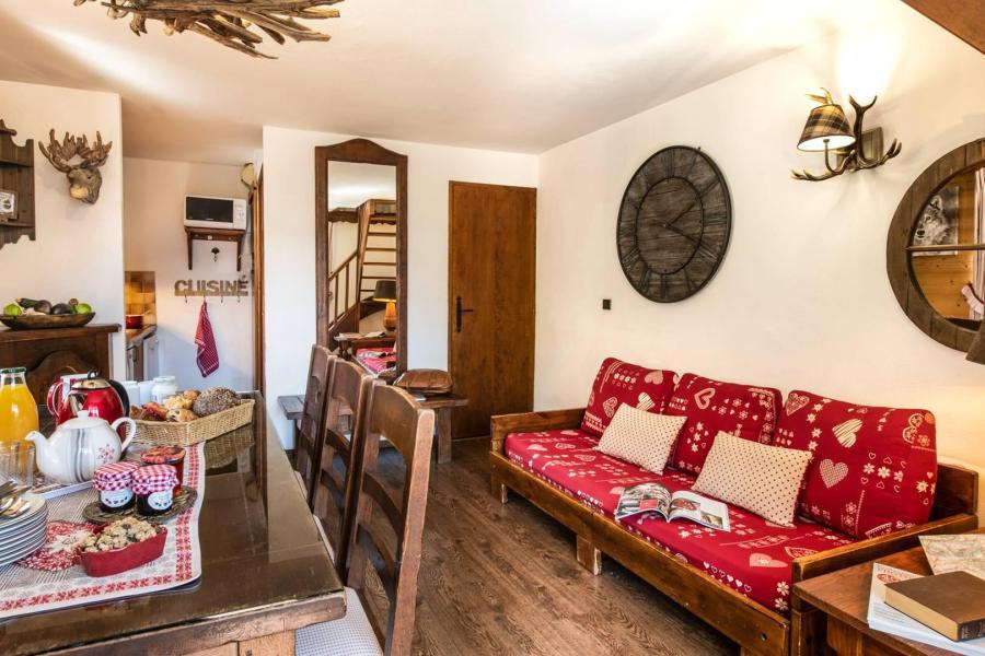 Rent in ski resort 4 room duplex apartment 8 people (33) - Résidence Club Alpina - Champagny-en-Vanoise - Living room