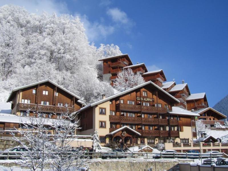 Skiverleih Résidence Club Alpina - Champagny-en-Vanoise - Draußen im Winter