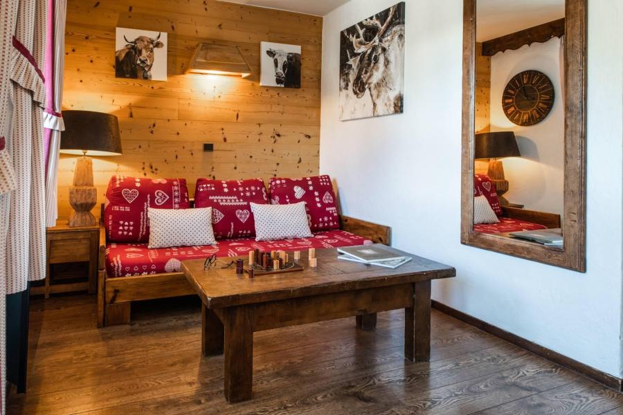 Ski verhuur Appartement 2 kamers 4 personen (12) - Résidence Club Alpina - Champagny-en-Vanoise - Woonkamer