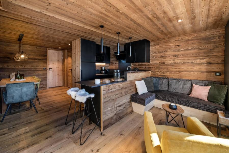 Ski verhuur Appartement duplex 4 kamers 9 personen (19) - Résidence Club Alpina - Champagny-en-Vanoise - Woonkamer