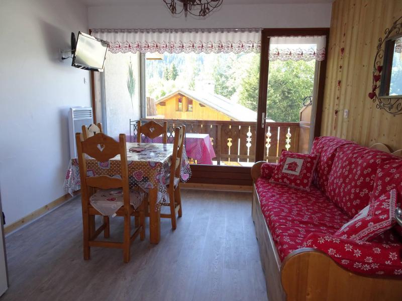 Rent in ski resort 3 room duplex apartment 4 people (CHARDON) - Résidence Flor'Alpes - Champagny-en-Vanoise - Living room