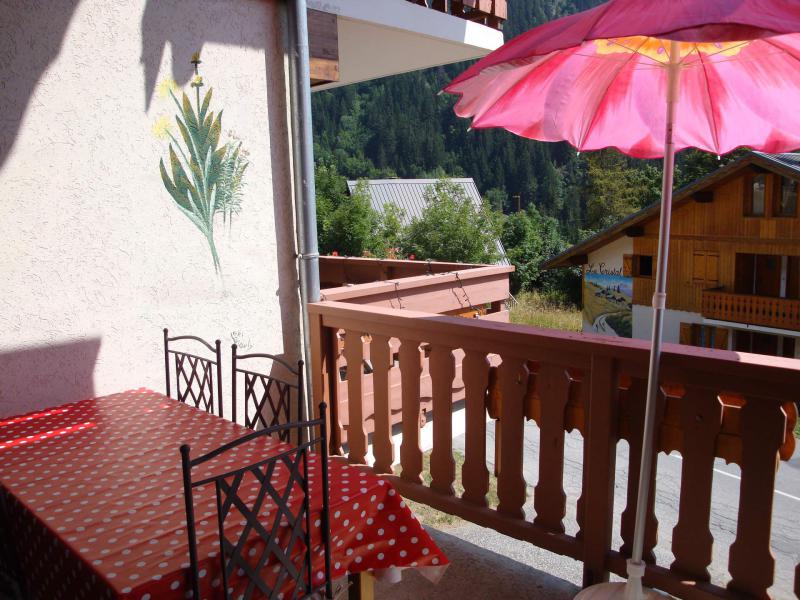 Alquiler al esquí Apartamento dúplex 3 piezas 4 personas (CHARDON) - Résidence Flor'Alpes - Champagny-en-Vanoise - Terraza