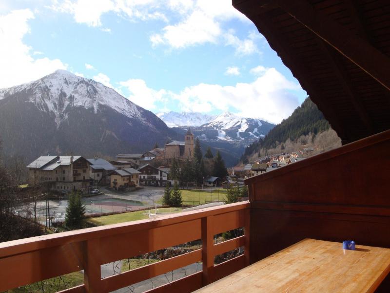 Soggiorno sugli sci Appartamento 2 stanze per 4 persone (GENTIANE) - Résidence Flor'Alpes - Champagny-en-Vanoise - Balcone