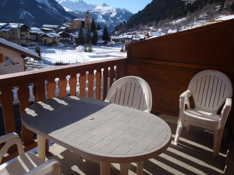 Аренда на лыжном курорте Квартира студия со спальней для 4 чел. (CAMPANUL) - Résidence Flor'Alpes - Champagny-en-Vanoise - Балкон