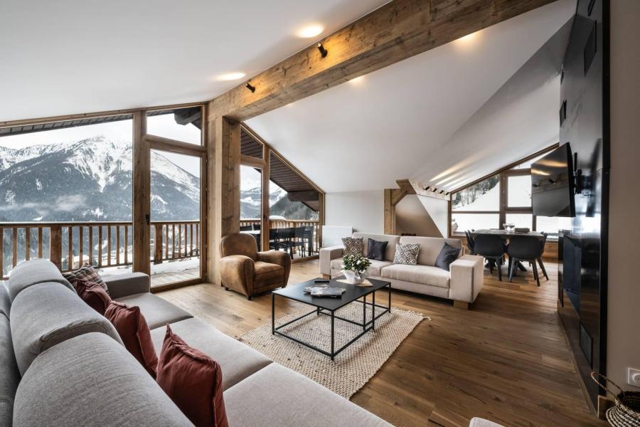 Аренда на лыжном курорте Апартаменты 6 комнат 14 чел. (7) - Résidence l'Ancolie - Champagny-en-Vanoise - Салон