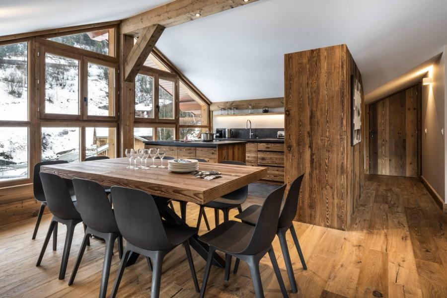 Ski verhuur Appartement 6 kamers 14 personen (7) - Résidence l'Ancolie - Champagny-en-Vanoise - Woonkamer