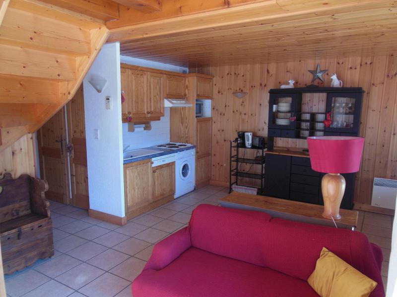 Skiverleih 4 Zimmer Maisonettewohnung für 7 Personen (009P) - Résidence la Tour du Merle - Champagny-en-Vanoise - Wohnzimmer