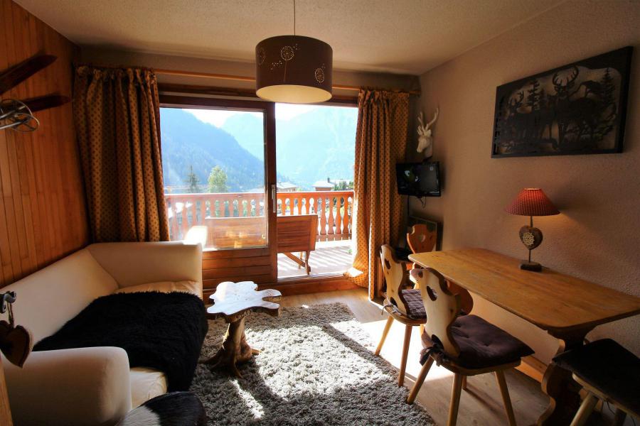 Rent in ski resort 2 room apartment sleeping corner 4 people (035CL) - Résidence le Centre - Champagny-en-Vanoise - Living room