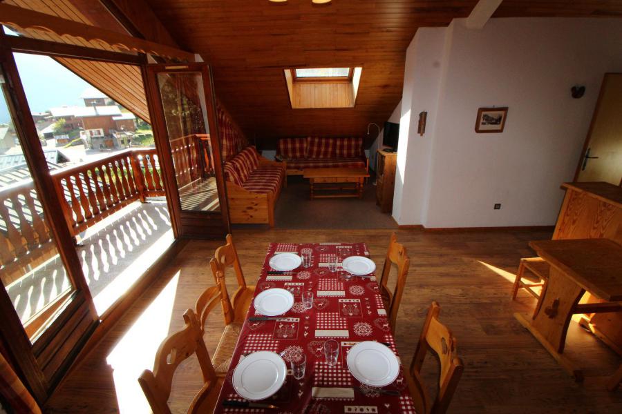 Ski verhuur Appartement 4 kamers 8 personen (014P) - Résidence le Centre - Champagny-en-Vanoise - Woonkamer