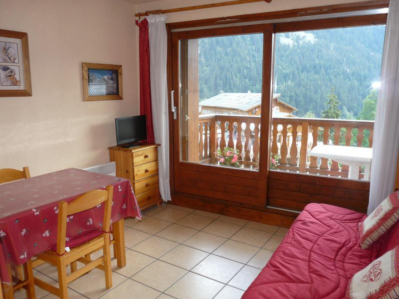 Ski verhuur Studio bergnis 4 personen (037CL) - Résidence le Centre - Champagny-en-Vanoise - Woonkamer