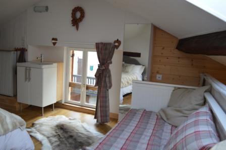 Rent in ski resort 3 room mezzanine apartment 6 people (010CL) - Résidence le Dahu - Champagny-en-Vanoise - Bedroom