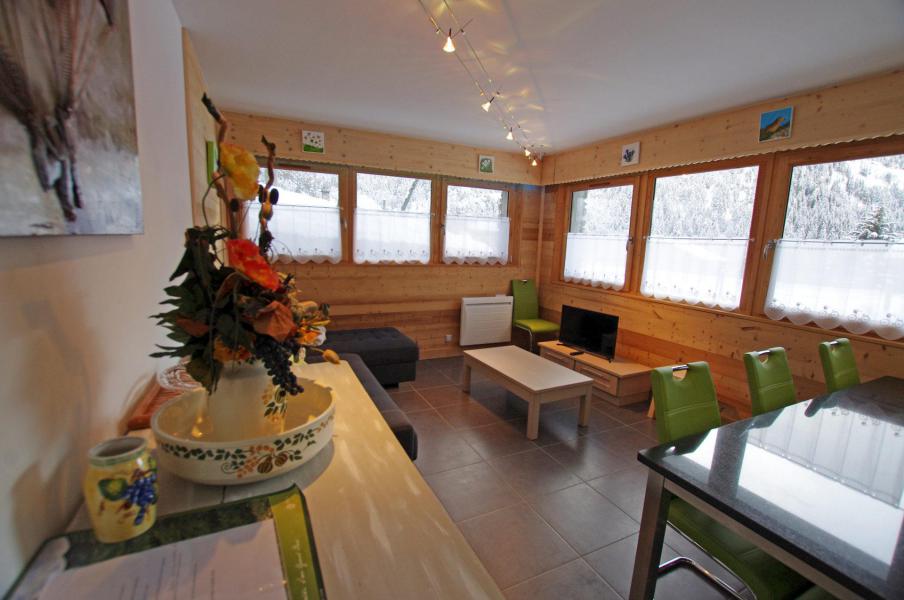 Ski verhuur Appartement 3 kamers 6 personen (01P) - Résidence le Seillon - Champagny-en-Vanoise - Woonkamer