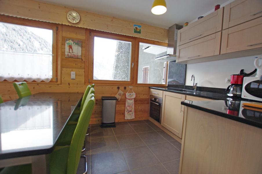 Ski verhuur Appartement 3 kamers 6 personen (01P) - Résidence le Seillon - Champagny-en-Vanoise - Woonkamer