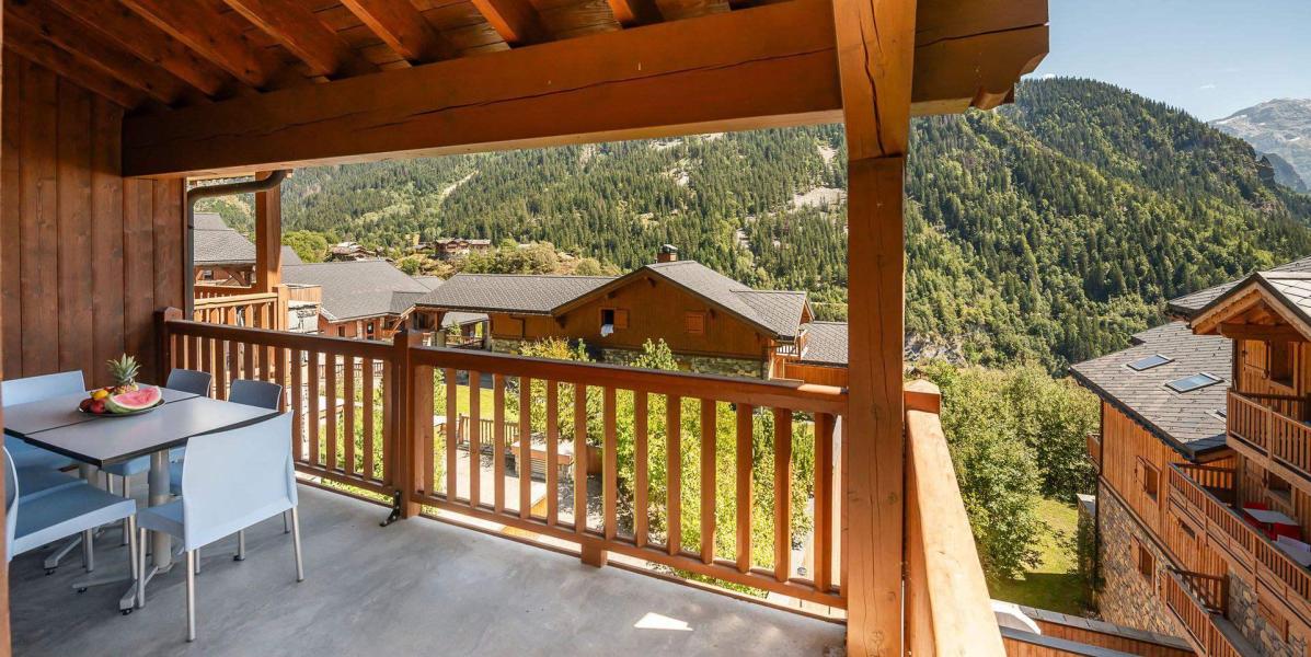 Rent in ski resort 3 room apartment 6 people (B21P) - Résidence les Alpages - Champagny-en-Vanoise - Balcony