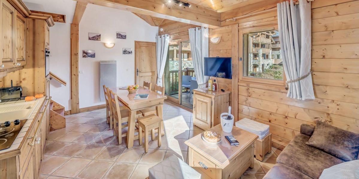 Rent in ski resort 3 room duplex apartment 6 people (C13P) - Résidence les Alpages - Champagny-en-Vanoise - Living room