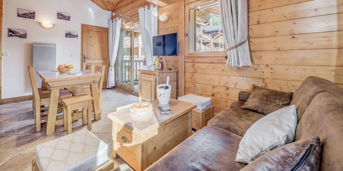 Skiverleih 3 Zimmer Maisonettewohnung für 6 Personen (C13P) - Résidence les Alpages - Champagny-en-Vanoise - Wohnzimmer