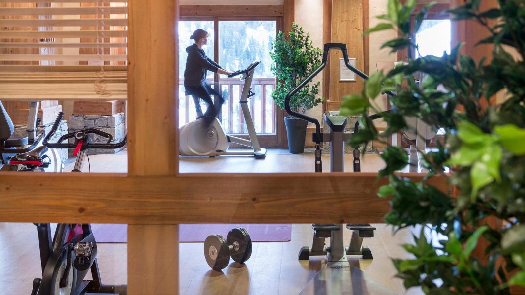 Ski verhuur Résidence les Alpages de Champagny - Champagny-en-Vanoise - Fitnessruimte