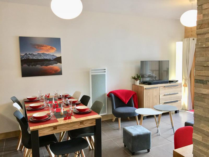 Ski verhuur Appartement 3 kamers 6 personen (A19P) - Résidence les Balcons Etoilés - Champagny-en-Vanoise - Woonkamer