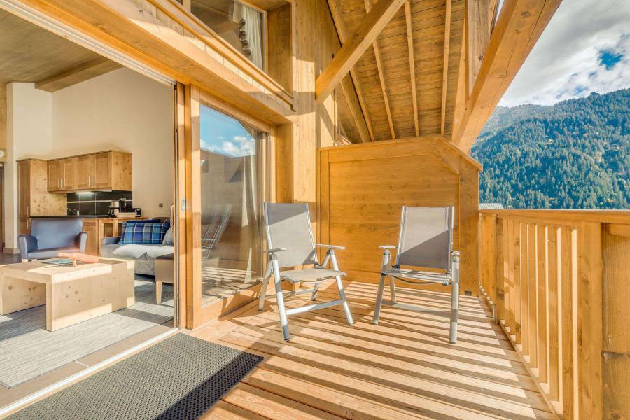 Ski verhuur Appartement 4 kamers 8 personen (A13P) - Résidence les Balcons Etoilés - Champagny-en-Vanoise - Balkon