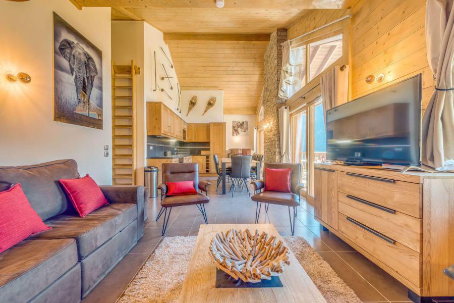 Ski verhuur Appartement duplex 5 kamers 10 personen (B25P) - Résidence les Balcons Etoilés - Champagny-en-Vanoise - Appartementen