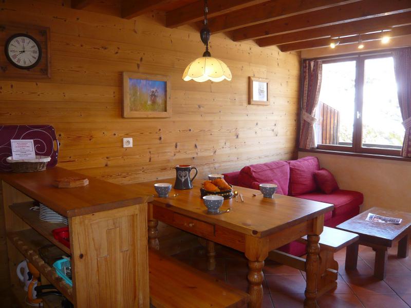 Rent in ski resort 3 room apartment 5 people - Résidence les Edelweiss - Champagny-en-Vanoise - Living room