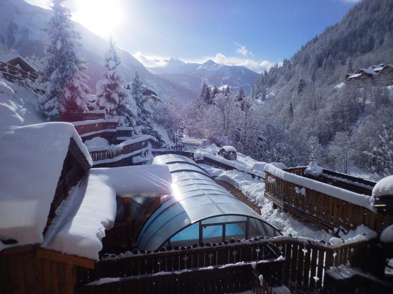 Vacances en montagne Résidence les Edelweiss - Champagny-en-Vanoise - Extérieur hiver
