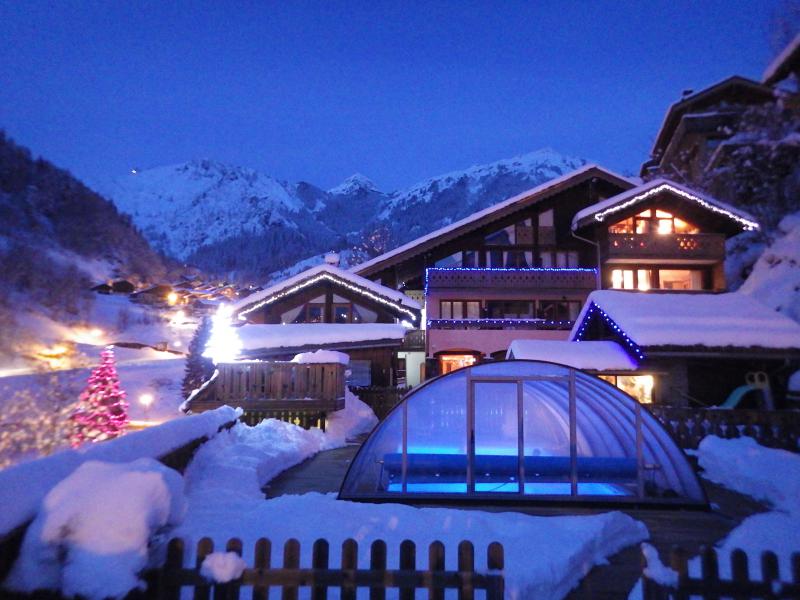 Ski verhuur Résidence les Edelweiss - Champagny-en-Vanoise - Buiten winter