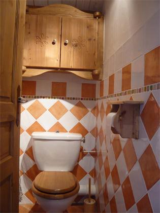 Ski verhuur Appartement 3 kamers 5 personen - Résidence les Edelweiss - Champagny-en-Vanoise - Gescheide toilet