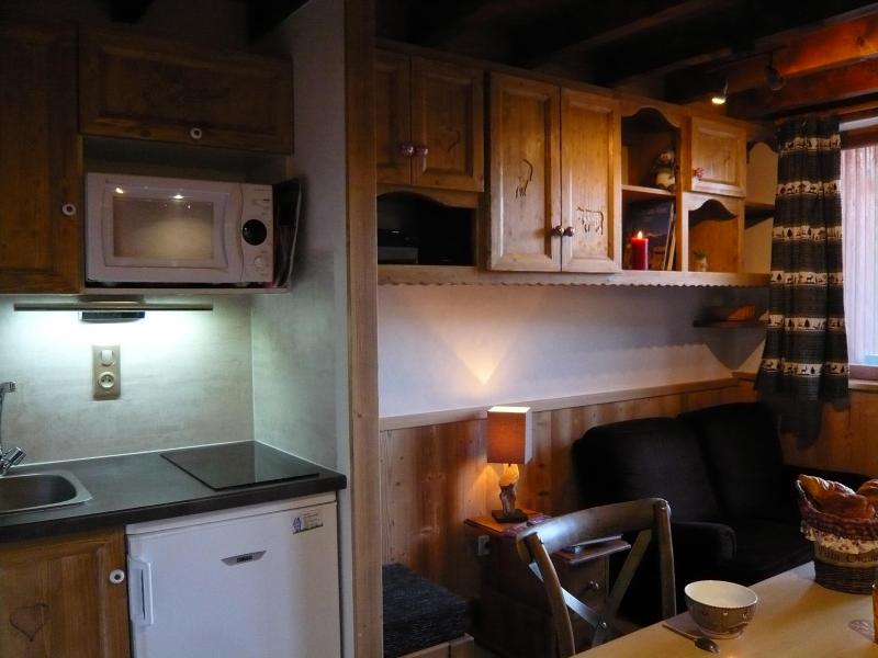 Аренда на лыжном курорте Квартира студия для 3 чел. (стандарт) - Résidence les Edelweiss - Champagny-en-Vanoise - Кухня