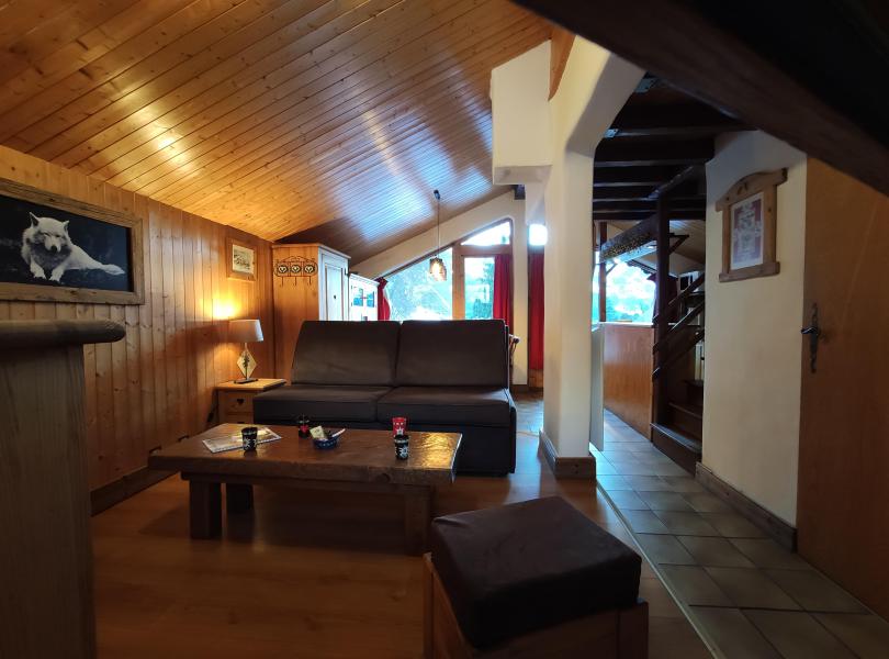 Rent in ski resort Studio mezzanine 4 people - Résidence les Edelweiss - Champagny-en-Vanoise - Living area