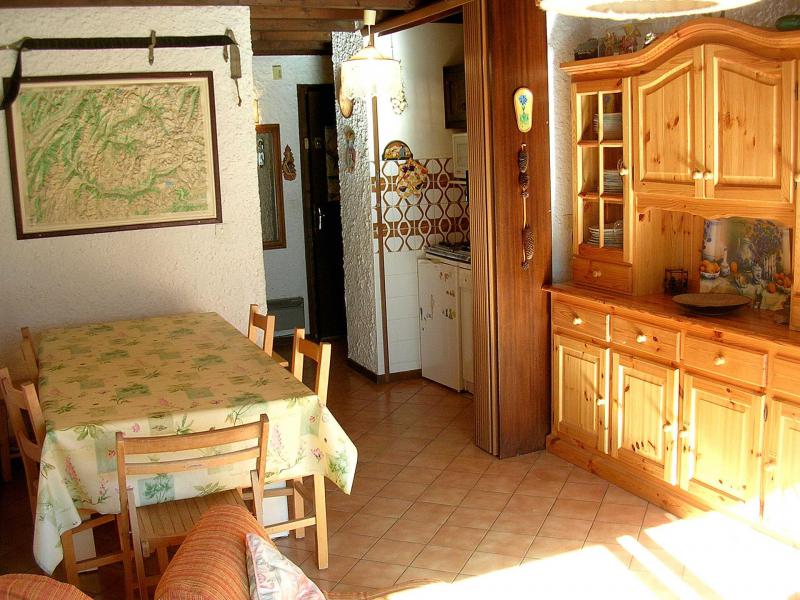 Ski verhuur Appartement duplex 3 kamers 6 personen (006CL) - Résidence les Primevères - Champagny-en-Vanoise - Woonkamer