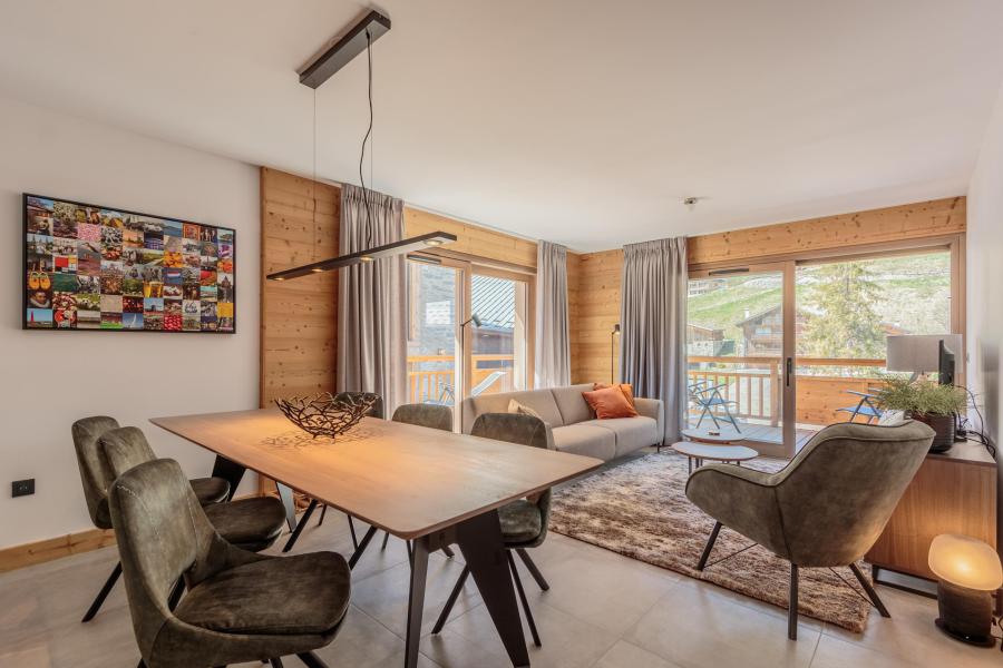 Rent in ski resort 3 room apartment 4 people (A15) - Résidence les Terrasses de la Vanoise - Champagny-en-Vanoise - Dining area