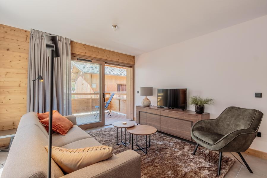 Rent in ski resort 3 room apartment 4 people (A15) - Résidence les Terrasses de la Vanoise - Champagny-en-Vanoise - Living room