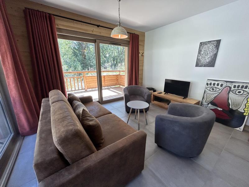 Rent in ski resort 3 room apartment 6 people (C11) - Résidence les Terrasses de la Vanoise - Champagny-en-Vanoise - Living room