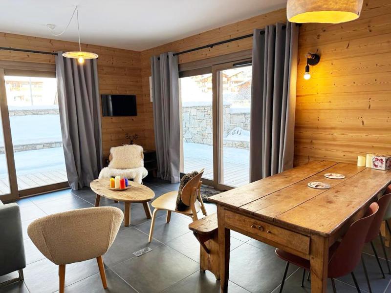 Rent in ski resort 3 room apartment sleeping corner 7 people (B04) - Résidence les Terrasses de la Vanoise - Champagny-en-Vanoise - Living room