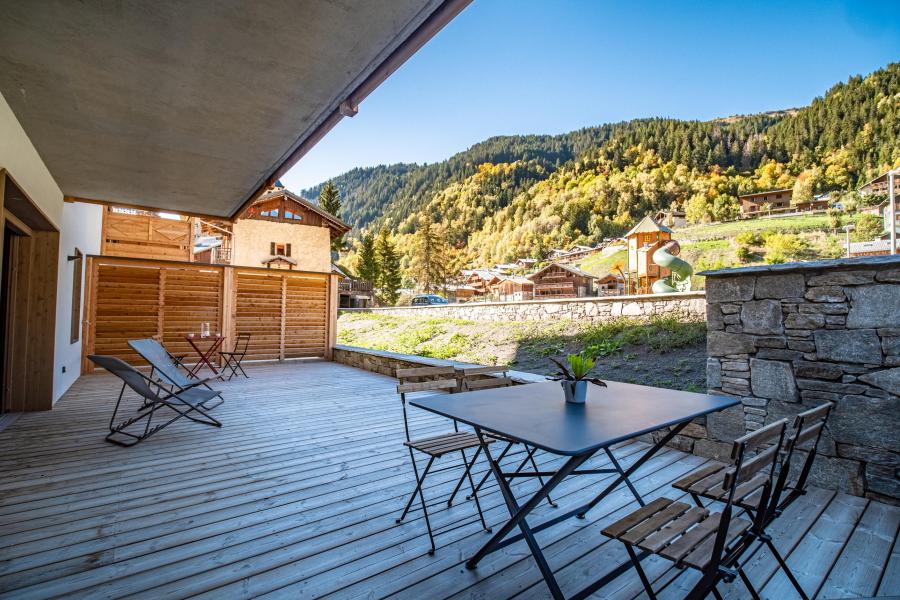 Rent in ski resort 3 room apartment sleeping corner 7 people (B04) - Résidence les Terrasses de la Vanoise - Champagny-en-Vanoise - Terrace