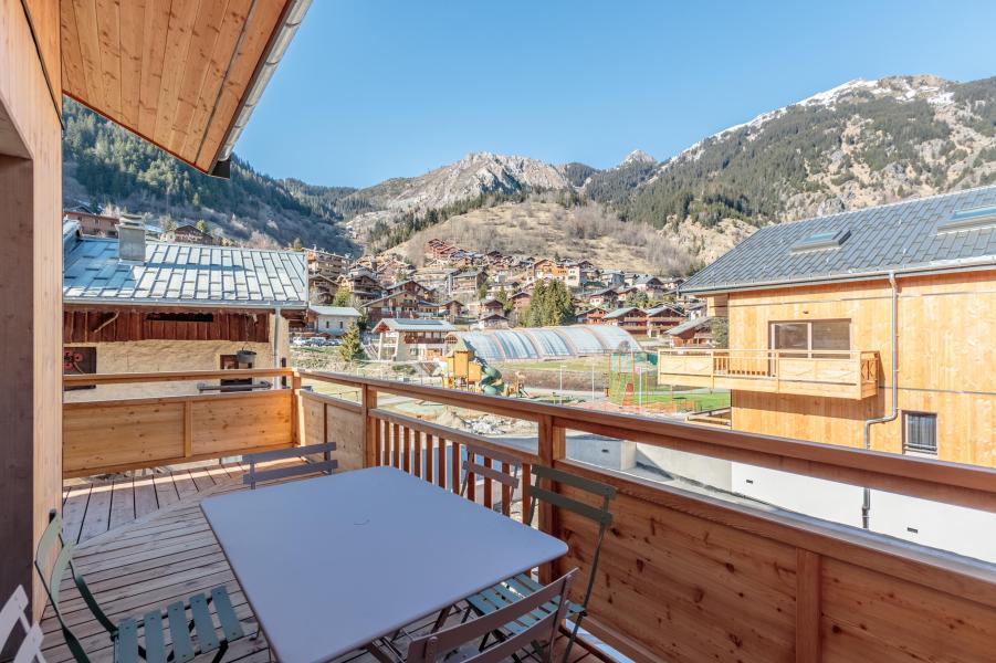 Rent in ski resort 3 room apartment sleeping corner 8 people (A16) - Résidence les Terrasses de la Vanoise - Champagny-en-Vanoise - Balcony