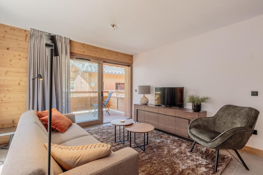 Skiverleih 3-Zimmer-Appartment für 4 Personen (A15) - Résidence les Terrasses de la Vanoise - Champagny-en-Vanoise - Wohnzimmer