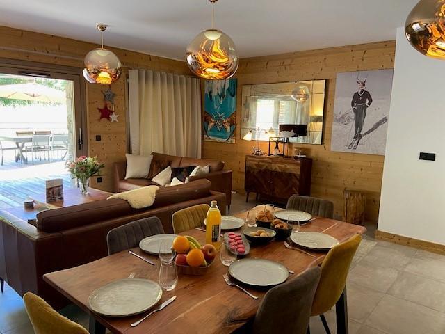 Rent in ski resort 4 room apartment 6 people (B02) - Résidence les Terrasses de la Vanoise - Champagny-en-Vanoise - Living room