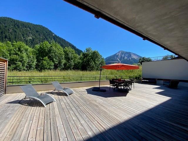 Rent in ski resort 4 room apartment 6 people (B02) - Résidence les Terrasses de la Vanoise - Champagny-en-Vanoise - Terrace