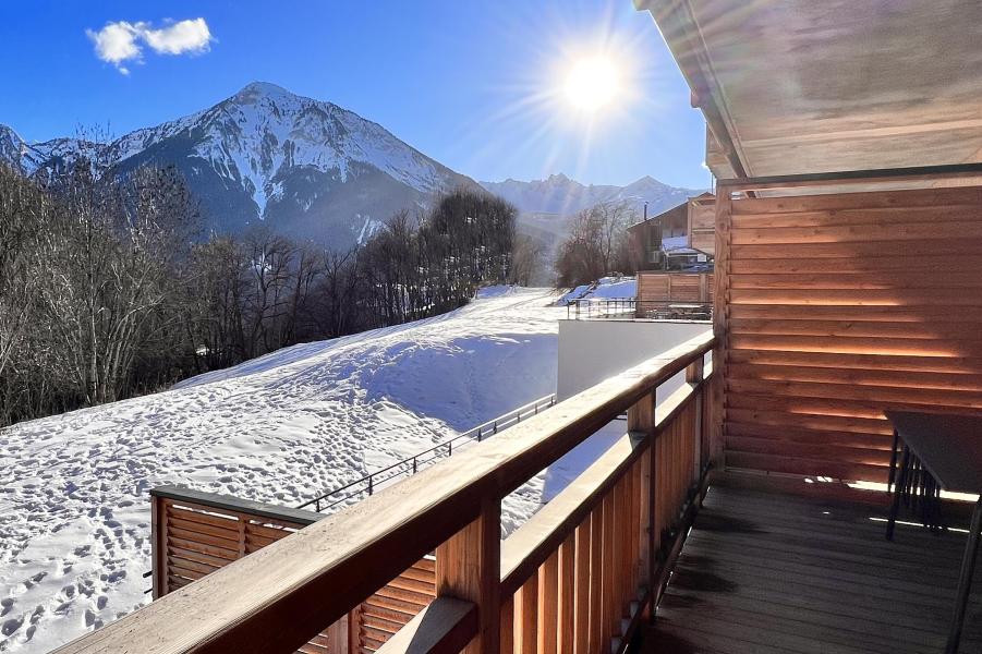 Аренда на лыжном курорте Апартаменты 4 комнат 8 чел. (B11) - Résidence les Terrasses de la Vanoise - Champagny-en-Vanoise - Балкон