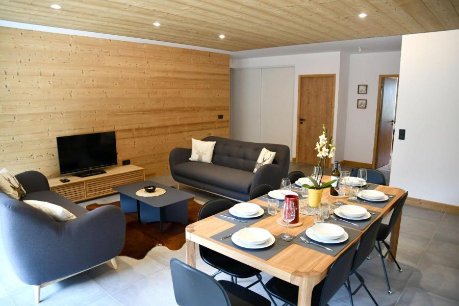 Rent in ski resort 4 room apartment sleeping corner 8 people (B11) - Résidence les Terrasses de la Vanoise - Champagny-en-Vanoise - Living room