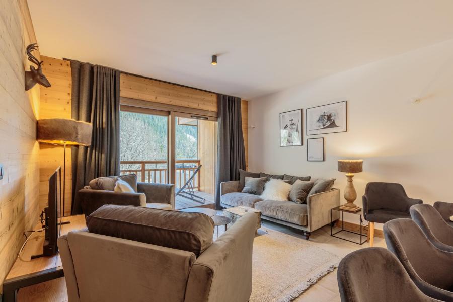 Skiverleih 4-Zimmer-Appartment für 6 Personen (B13) - Résidence les Terrasses de la Vanoise - Champagny-en-Vanoise - Wohnzimmer