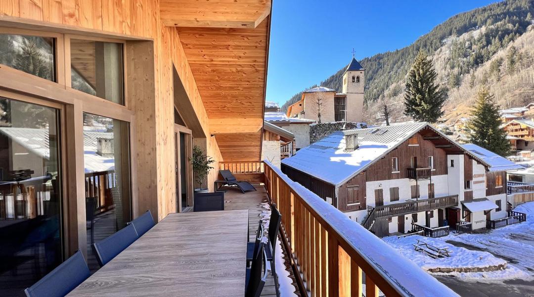 Rent in ski resort 5 room apartment 10 people (A22) - Résidence les Terrasses de la Vanoise - Champagny-en-Vanoise - Balcony