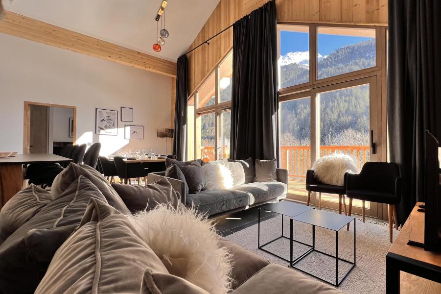 Skiverleih 5-Zimmer-Appartment für 10 Personen (A21) - Résidence les Terrasses de la Vanoise - Champagny-en-Vanoise - Wohnzimmer