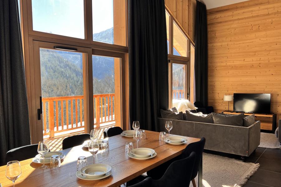 Skiverleih 5-Zimmer-Appartment für 10 Personen (A21) - Résidence les Terrasses de la Vanoise - Champagny-en-Vanoise - Wohnzimmer