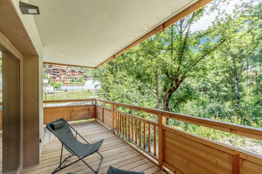 Wynajem na narty Apartament 3 pokojowy 6 osób (C11) - Résidence les Terrasses de la Vanoise - Champagny-en-Vanoise - Balkon