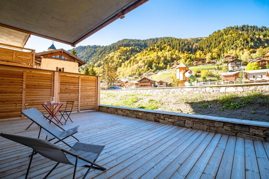 Wynajem na narty Apartament 3 pokojowy z alkową 7 osób (B04) - Résidence les Terrasses de la Vanoise - Champagny-en-Vanoise - Taras