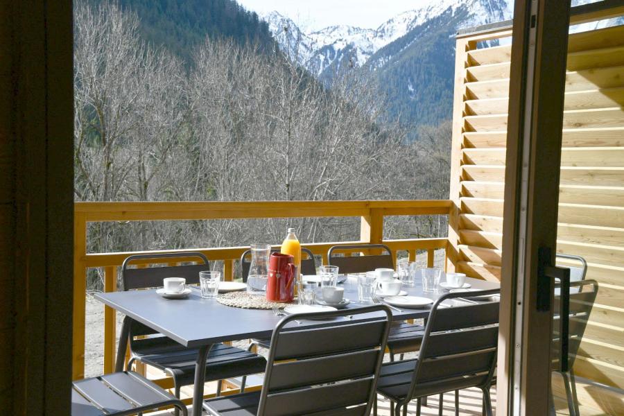 Wynajem na narty Apartament 4 pokojowy z alkową 8 osób (B11) - Résidence les Terrasses de la Vanoise - Champagny-en-Vanoise - Balkon